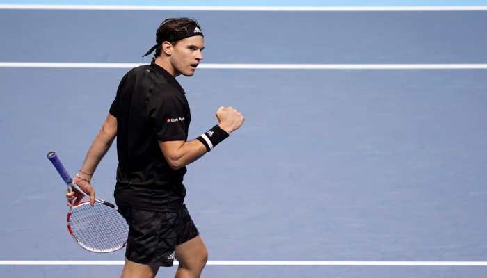ATP World Tour Finals: Dominic Thiem reaches decider after nail-biting win over Novak Djokovic