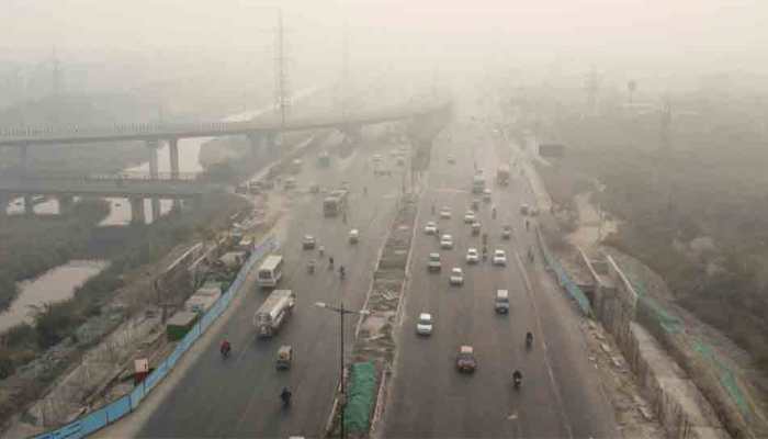 Delhi&#039;s air quality improves marginally; AQI still in &#039;poor&#039; category 