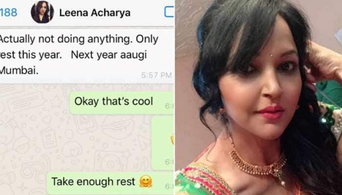 Actor Abhishek Bhalerao posts last WhatsApp chat with Leena Acharya, calls her &#039;beautiful soul&#039;