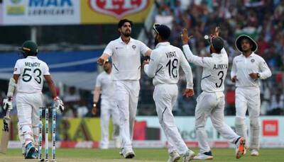 On this day in 2019, India featured in their first-ever pink-ball Test