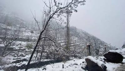 Rain, snowfall across Jammu and Kashmir for third day; night temperatures drop 