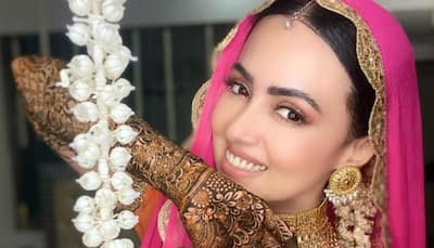 After wedding pics, Sana Khan shares glimpses from mehendi ceremony