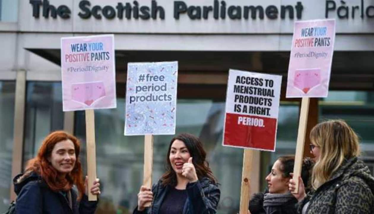 Scotland becomes the first country to make access to free period products a legal right