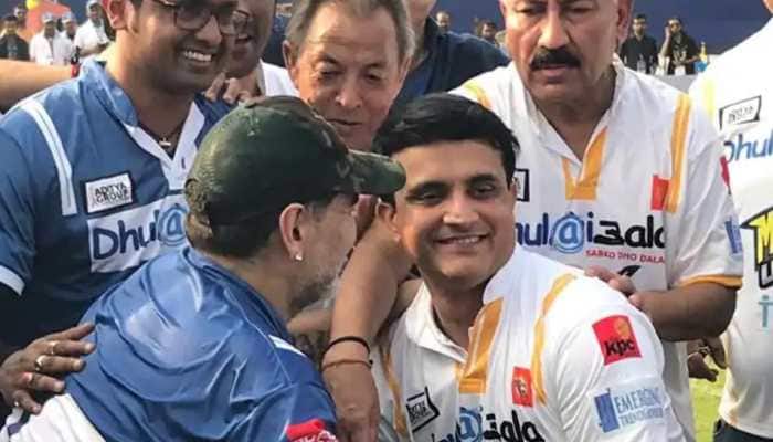 Maradona dies at 60: When the legend visited India to play match vs Sourav Ganguly