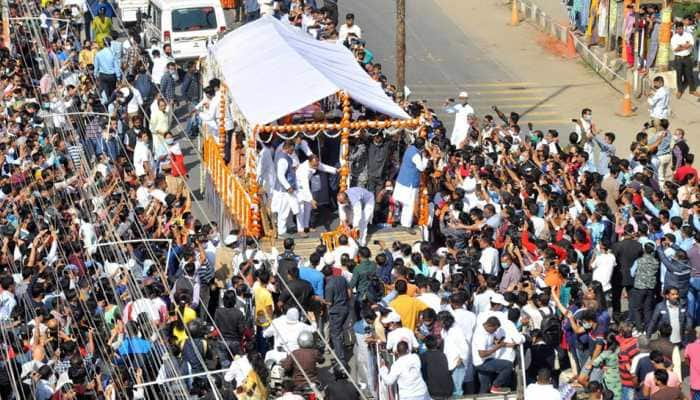 Assam bids emotional farewell to state&#039;s longest-serving chief minister Tarun Gogoi