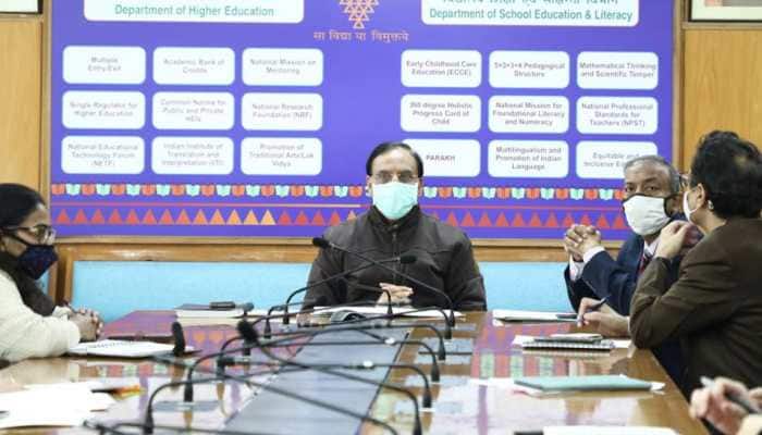 Union Education Minister Ramesh Pokhriyal &#039;Nishank&#039; chairs high-level meeting, directs UGC for timely disbursement of scholarships and fellowships