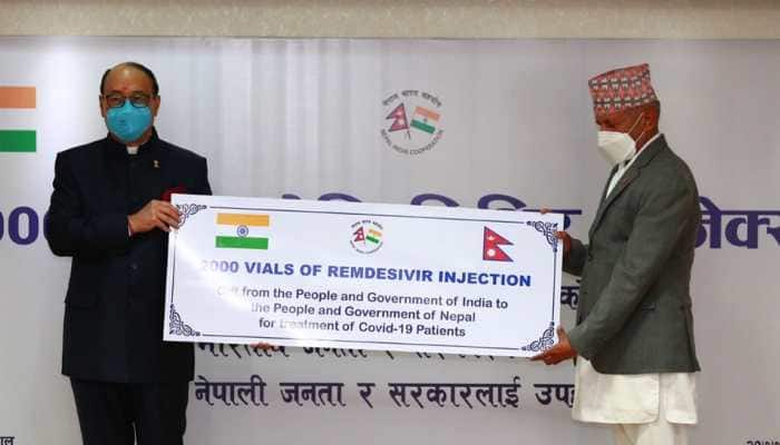 Foreign Secretary Harsh Shringla calls on Nepal PM KP Oli, hands over 2000 vials of Remdesivir