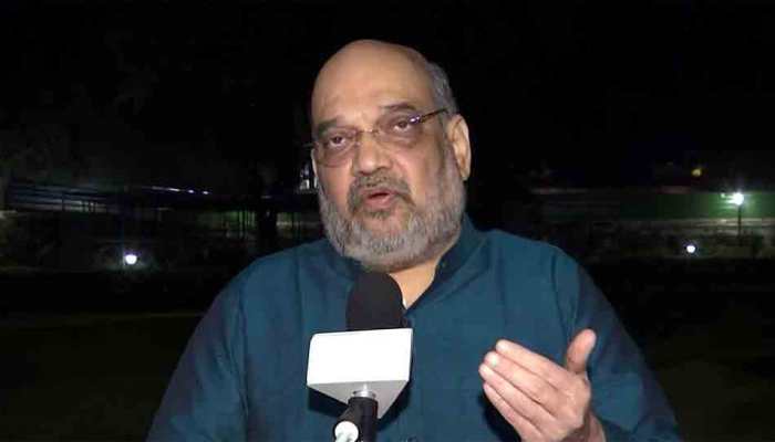 GHMC polls: Amit Shah reaches Hyderabad for roadshow, offers prayers at Bhagyalakshmi Temple