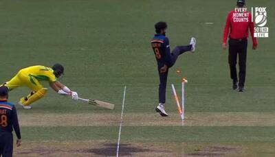 Australia vs India 2nd ODI, WATCH: Shreyas Iyer runs-out David Warner with missile throw