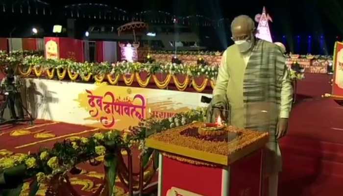 PM Narendra Modi participates in Dev Deepawali Mahotsav in Varanasi, congratulates Kashi for getting back stolen Mata Annapurna&#039;s idol