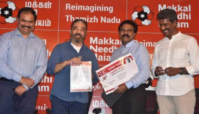 Former Tamil Nadu IT Secretary Santhosh Babu joins Kamal Haasan’s Makkal Needhi Maiam