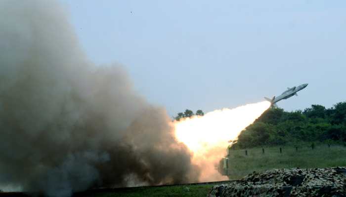 IAF carries out firing of Akash and Igla missiles in Andhra Pradesh's Suryalanka