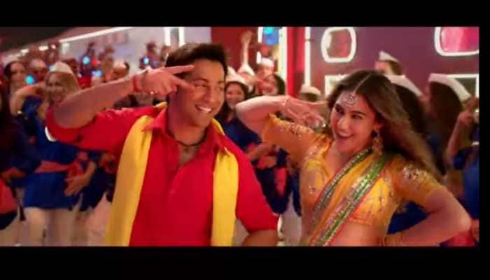 &#039;Coolie No 1&#039; song &#039;Teri Bhabhi&#039;: Varun Dhawan is all hearts for Sara Ali Khan in this peppy track