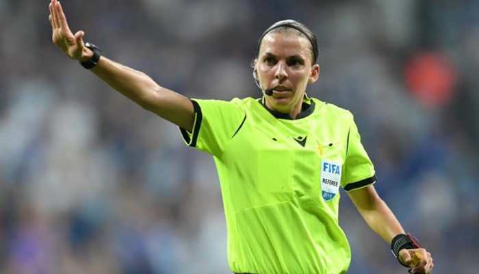 France's Stephanie Frappart becomes 1st woman to referee in men's Champions League tie 