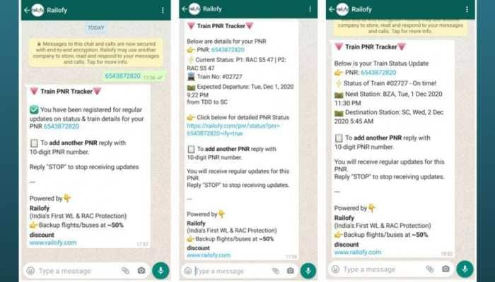 Check your PNR status, journey details on Whatsapp; here&#039;s step-by-step guide