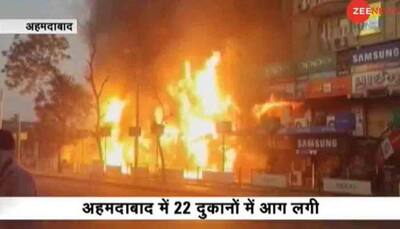 Massive fire breaks out at shopping complex in Ahmedabad's Bapunagar; 22 shops gutted — Know what led to mishap 