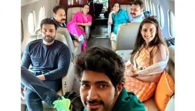 South actress Niharika Konidela all set for her wedding with Chaitanya, fans trend viral airplane pic!