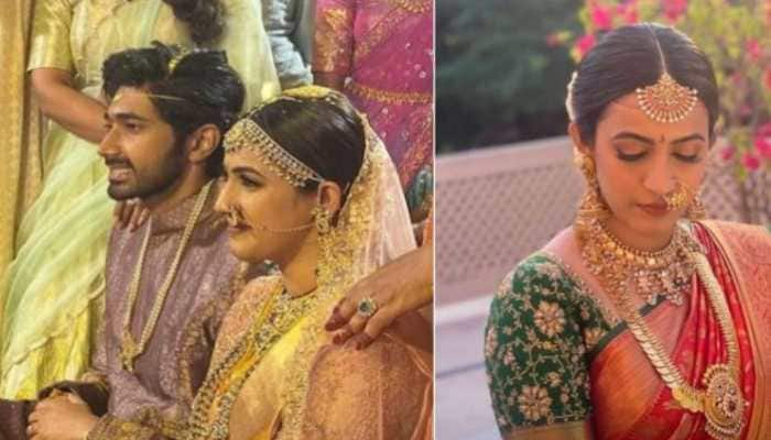 Niharika Konidela marries Chaitanya JV in Udaipur, see viral pics