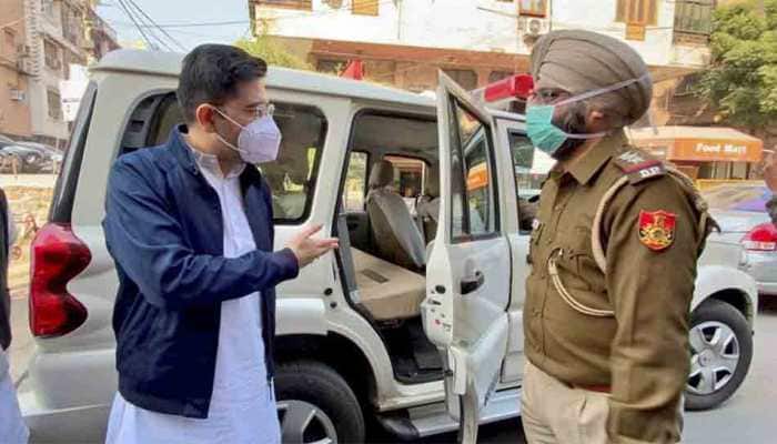 AAP's Raghav Chadha, other MLAs detained ahead of protest outside Amit Shah's residence
