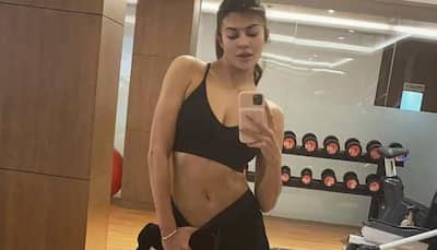 Jacqueline Fernandez flaunts washboard abs in stunning gym selfie