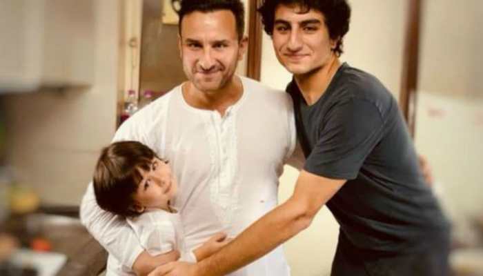 Pic of Kareena Kapoor&#039;s &#039;favourite boys&#039; Saif Ali Khan, Taimur and Ibrahim lights up the internet!