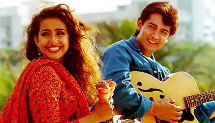 In this major throwback pic from 1995, can you spot Aamir Khan and Manisha Koirala?