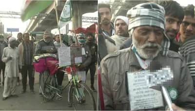 Bihar man cycles 1,000km from Siwan to Delhi to join farmers’ protest