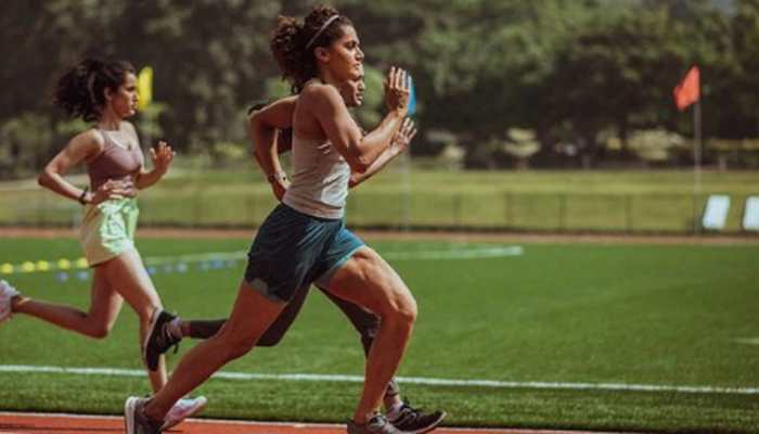 First thing I told my trainers, 'no steroids': Taapsee Pannu on training hard for 'Rashmi Rocket' - Watch