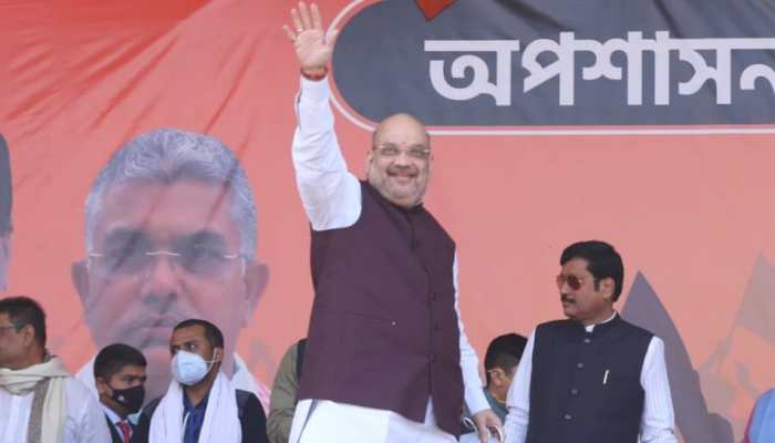 Will make West Bengal &#039;Sonar Bangla&#039; in 5 years, says Amit Shah in rally at Midnapore