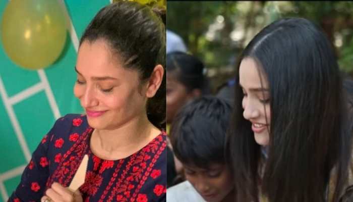 Ankita Lokhande rings in her birthday with orphans, says &#039;Giving love is an education in itself&#039;