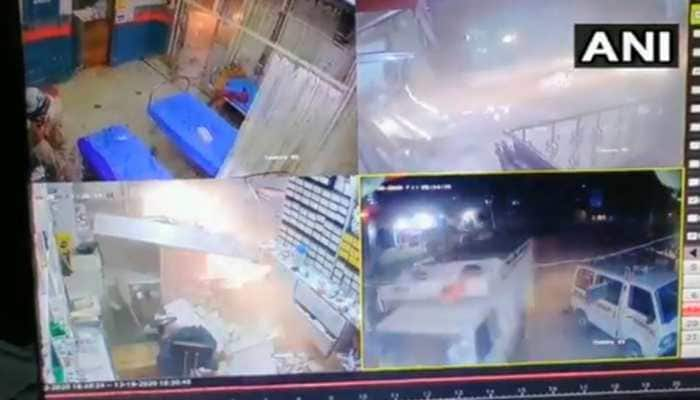 Patients’ relative plunges truck inside Gurugram hospital, damages several vehicles - Watch