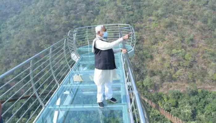 Bihar CM Nitish Kumar&#039;s dream project &#039;glass floor bridge&#039; at Rajgir to open in March; check pics