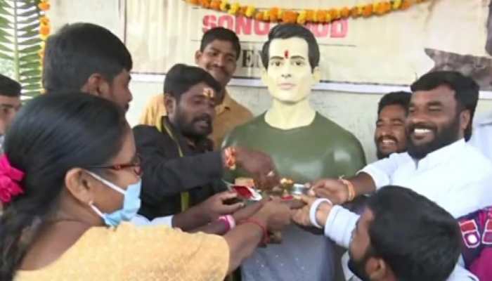 Temple dedicated to Sonu Sood built in Telangana; &#039;He is God for us&#039;, say locals