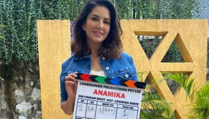 Sunny Leone starts shooting for action-thriller web series &#039;Anamika&#039;