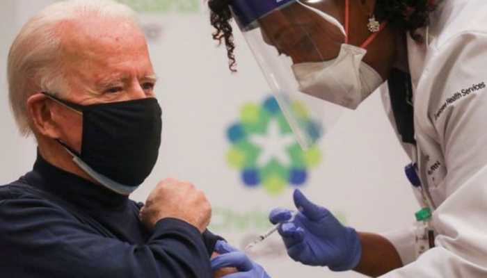 Joe Biden gets coronavirus vaccine as US inoculation effort mounts