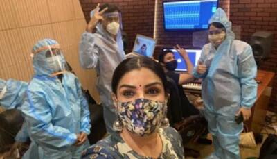 Raveena on new normal shoots: Seems like operation theatre than dubbing studio