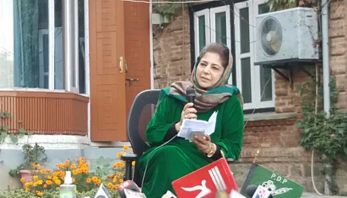 Fight me politically, if you don't have courage then...: Former Jammu and Kashmir CM Mehbooba Mufti challenges BJP