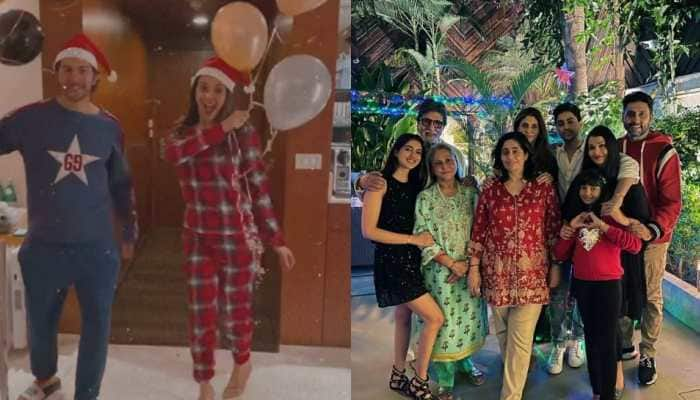 Priyanka Chopra, Kiara Advani, Varun Dhawan, Amitabh Bachchan channel the Christmas spirit; see pics 