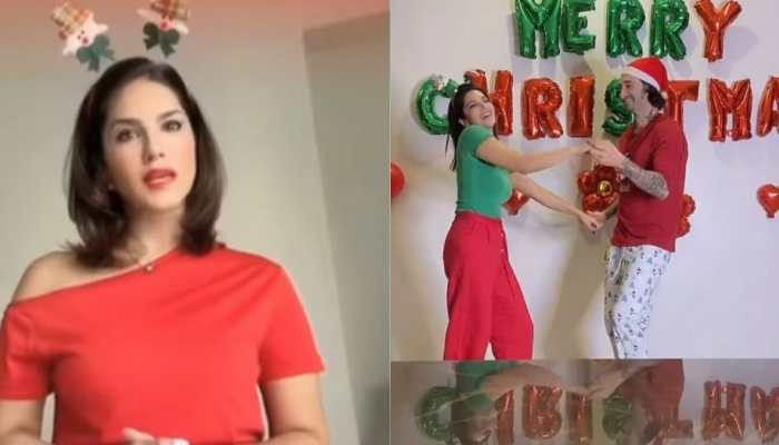 Sunny Leone dances with husband Daniel Weber to ring in Christmas-Watch 