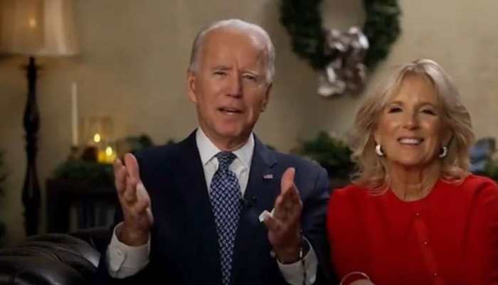 US President-elect Joe Biden, future first lady Dr Jill Biden offer holiday greetings from Delaware, Donald Trump still in denial