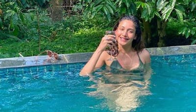 Naagin 5 actress Surbhi Chandna dips into the pool, raises the temperature in swimwear - In Pics