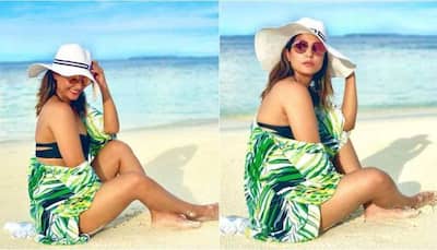 Hina Khan raises the hotness quotient with new beach photos - Check them out here