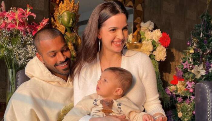 Hardik Pandya, Natasa Stankovic celebrate 5-month anniversary of their son Agastya