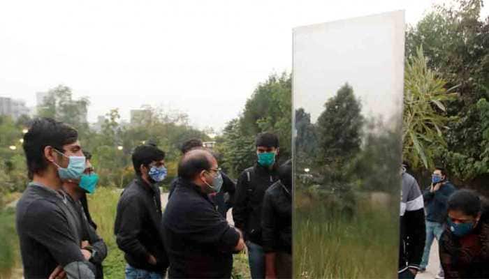 After touring 30 countries, 'mysterious' monolith makes India debut, spotted in garden with this message
