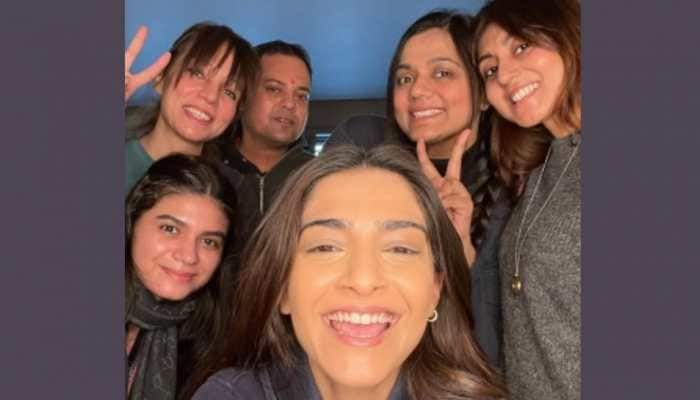 Sonam Kapoor shares picture with team from sets of &#039;Blind&#039;