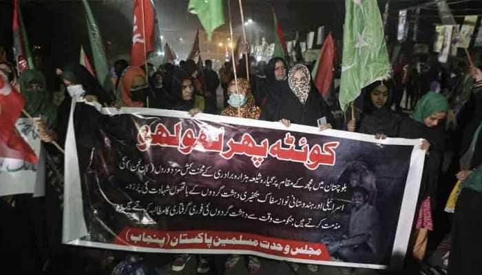 Pakistan&#039;s Shia Hazara minority community intensifies protest over Machh slaughter in Balochistan