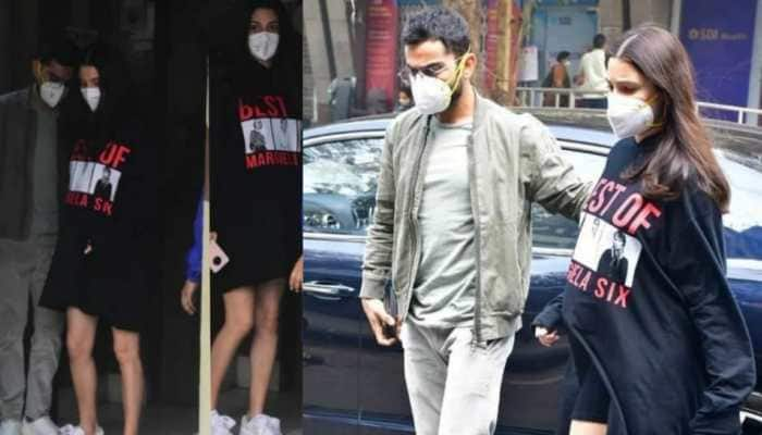 Mom-to-be Anushka Sharma steps out on pizza date with husband Virat Kohli, see viral pics  