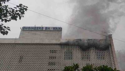 Fire breaks out at Engineer Bhawan near ITO in Delhi, firetenders rushed to spot 