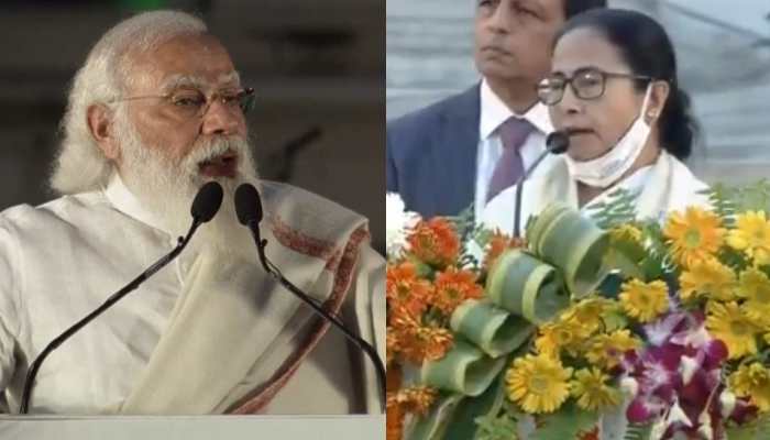 Mamata Banerjee refuses to address Netaji event in Kolkata after crowd shouts 'Jai Sri Ram' slogans in presence of PM Narendra Modi -- Watch