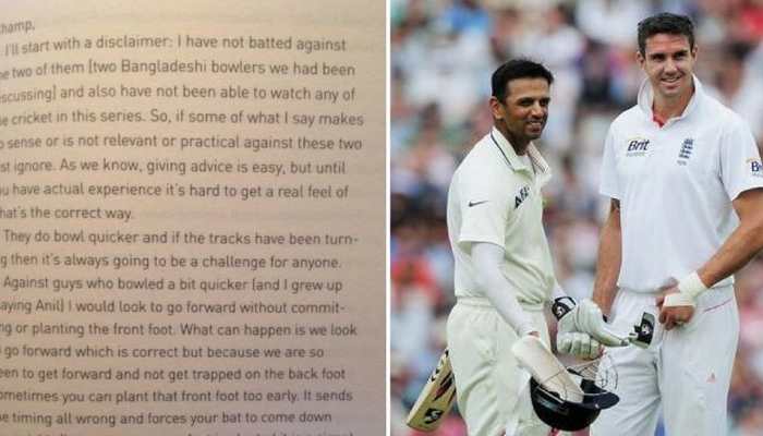 'Give it to Sibley &amp; Crawley': Kevin Pietersen shares Rahul Dravid's letter on how to play spin in India